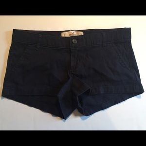 Black Hollister Cotton Shorts Size 0